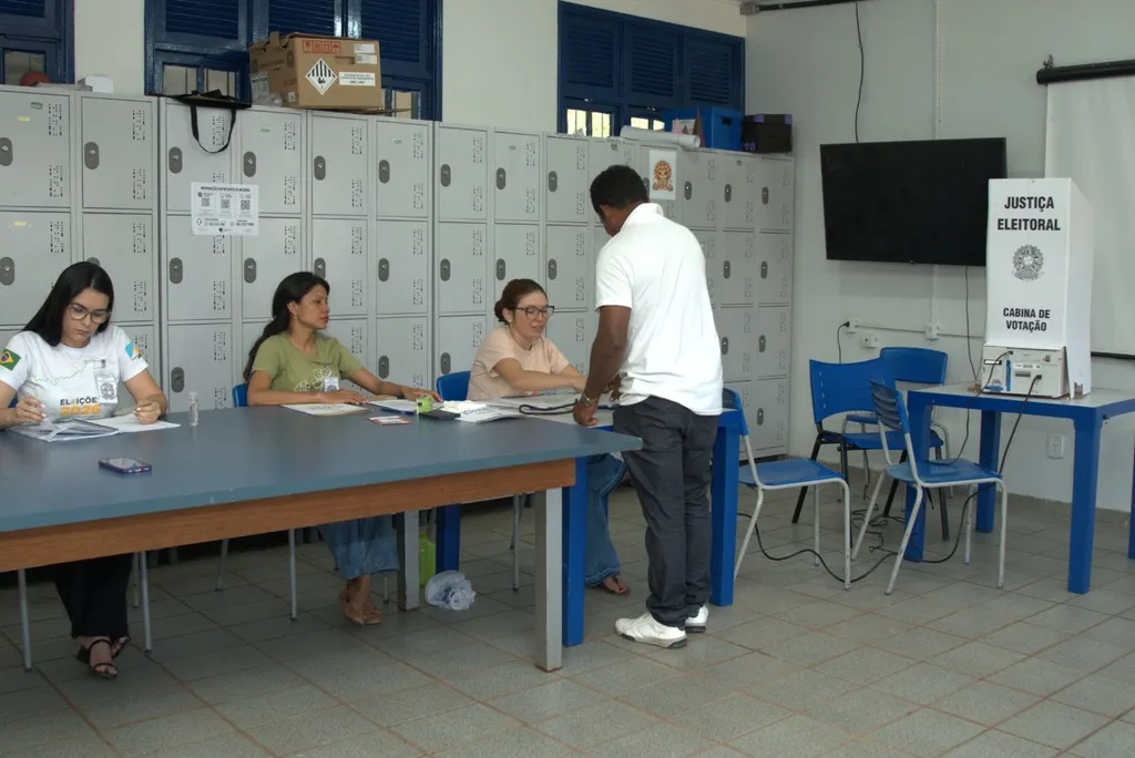 Imagem mostra seção eleitoral